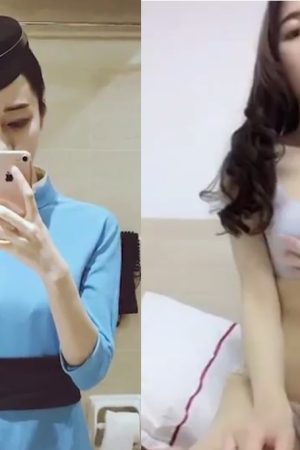Nữ tiếp viên hàng không quyến rũ trong cuộc hành trình nóng bỏng